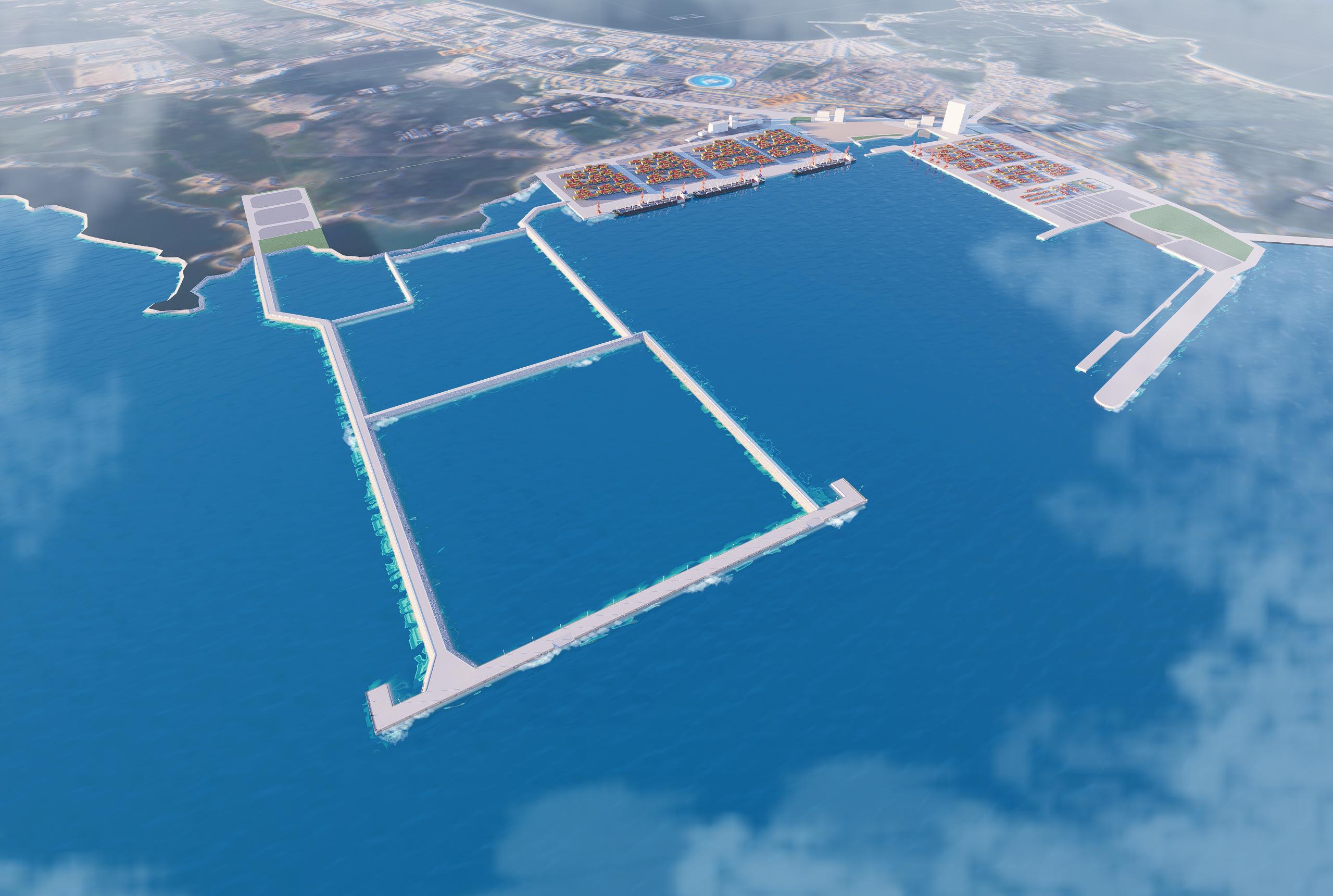 汕头港广澳港区三期工程开工建设